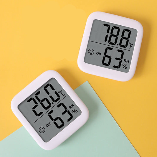 Digital Thermometer Hygrometer Living Room Baby Room LCD Display.