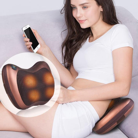Electric Infrared Heating Kneading Neck Shoulder Back Body Spa Massage.